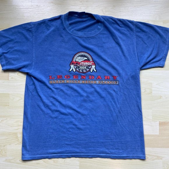 Vintage Harley Davidson Sturgis Biker T-Shirt XL 2006 Black Hills Motor Dakota - Picture 2 of 4